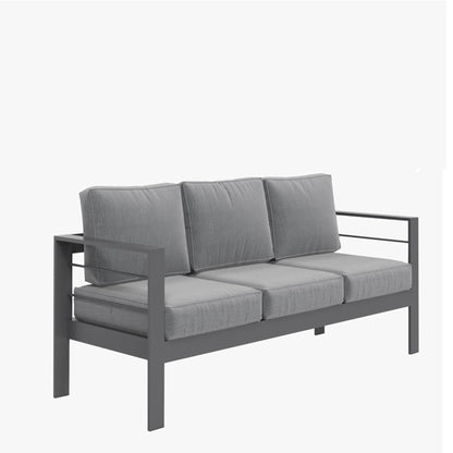 3-Seat All-Weather Patio Sofa with Cushions