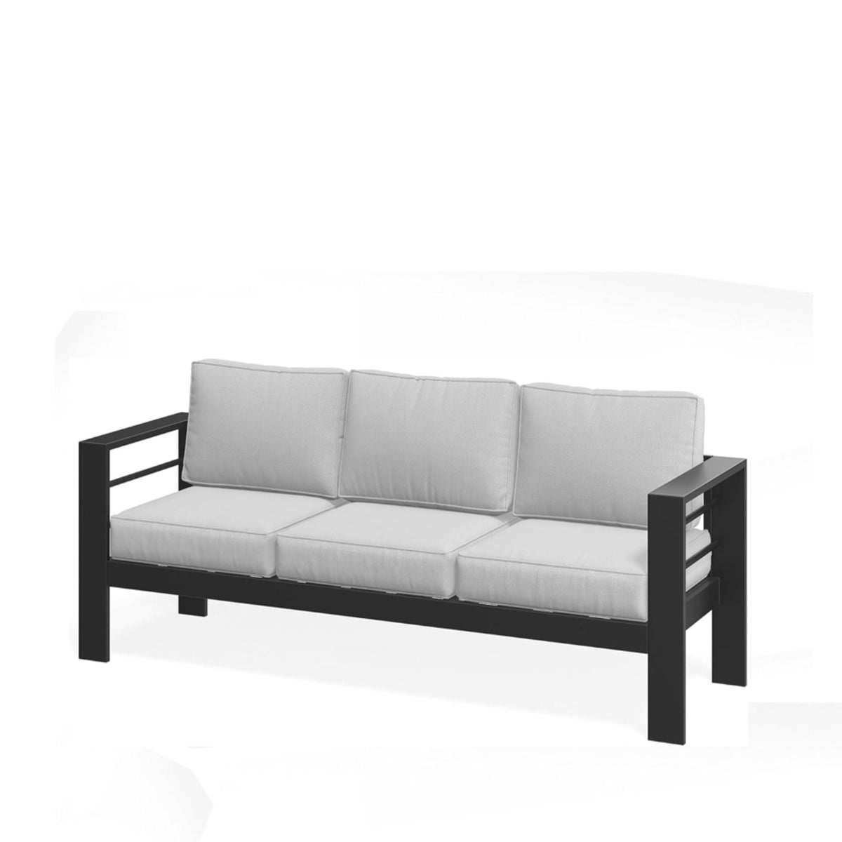 3-Seat All-Weather Patio Sofa with Cushions