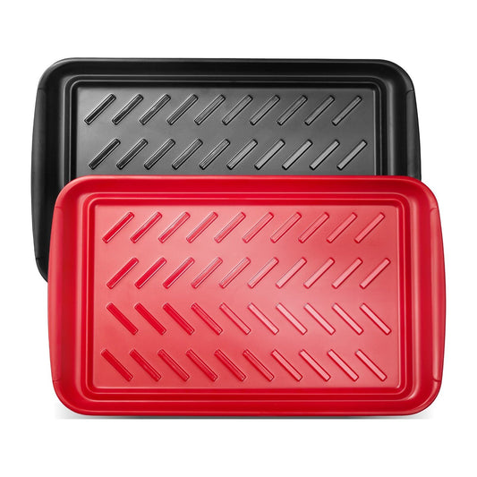 Anti-Slip Plastic Serving Tray