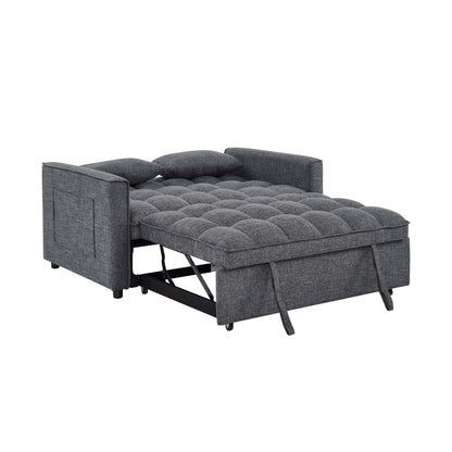 Sienna Tufted Convertible Sleeper Sofa with Chaise