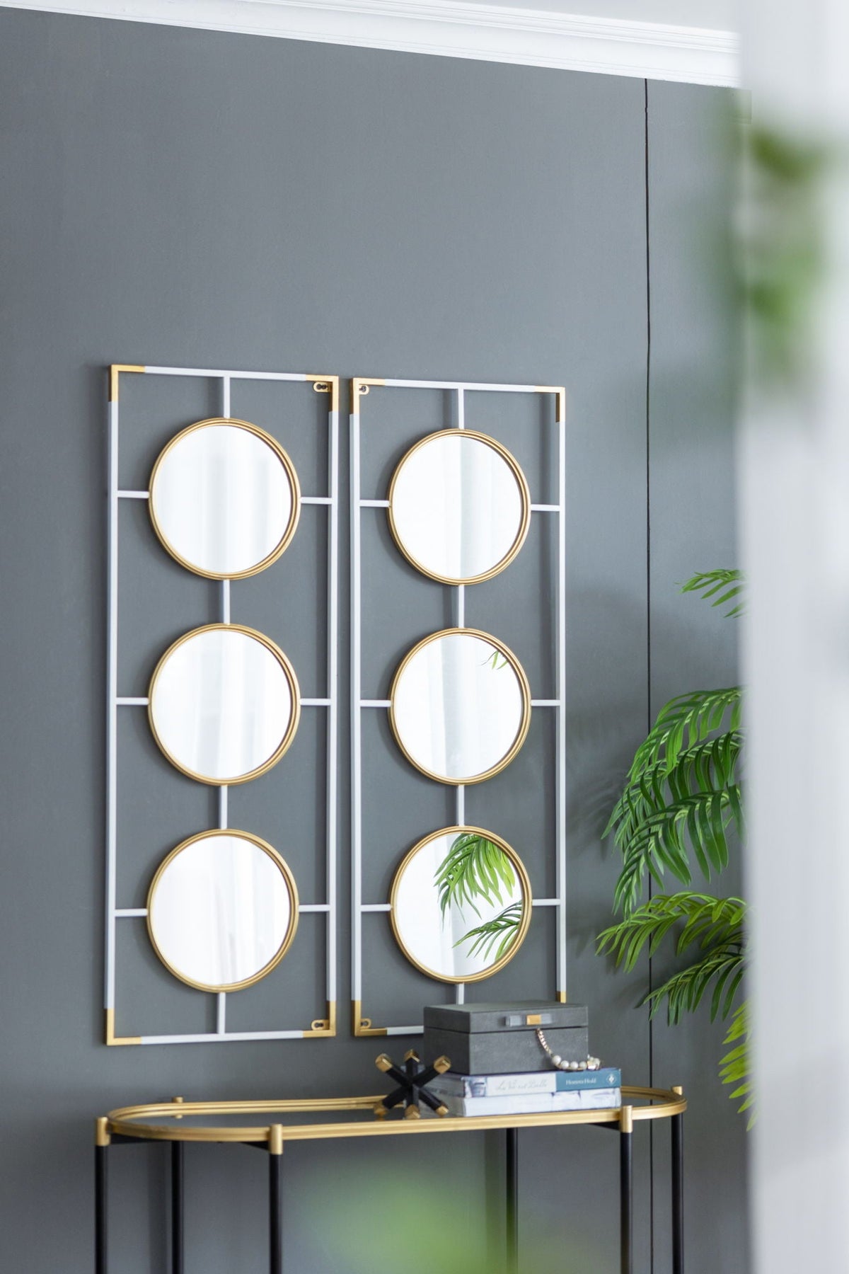 3-Piece Rectangular Wall Mirror Set