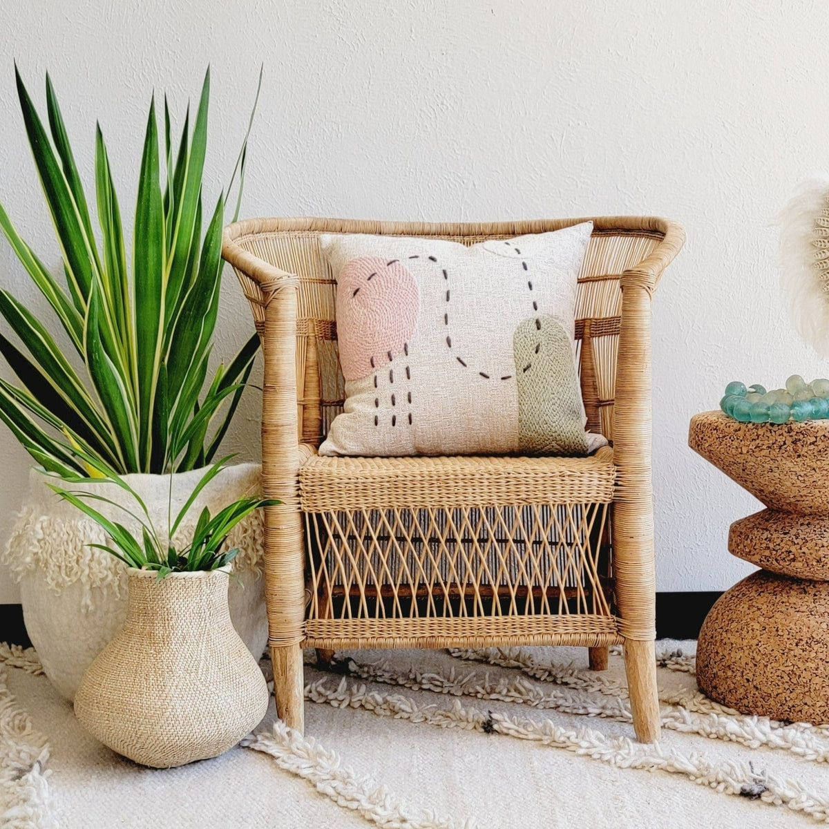 Modern Decorative Desert Dawn Throw Pillow