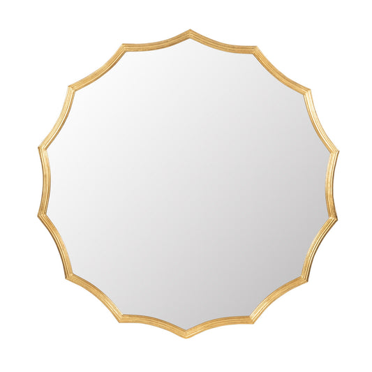 Round Sunburst Wall Mirror