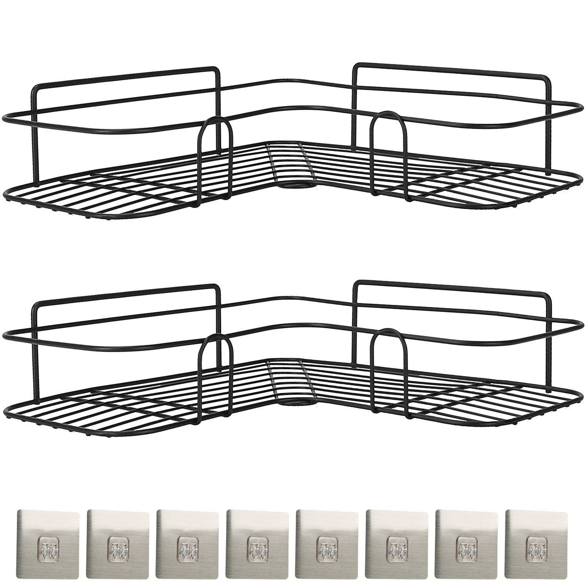 2 Piece Corner Shower Caddy Shelves