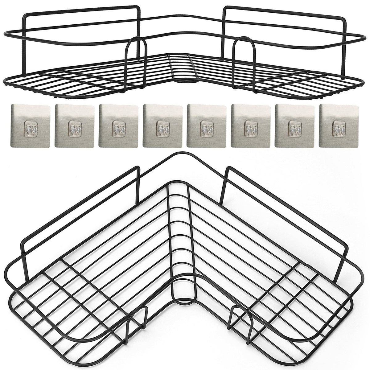 2 Piece Corner Shower Caddy Shelves