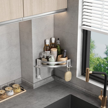 2 Pack No Drill Shower Corner Shelf