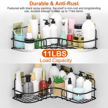 2 Piece Corner Shower Caddy Shelves