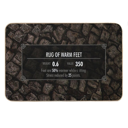 Skyrim Elder Scrolls Bathroom Rug