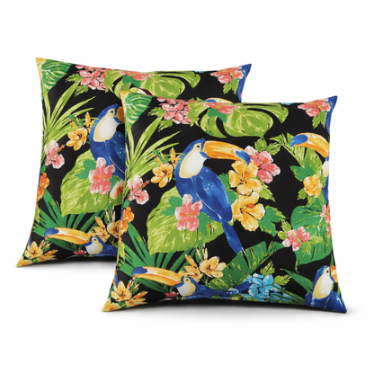 2 Pack Waterproof Outdoor Throw Pillows