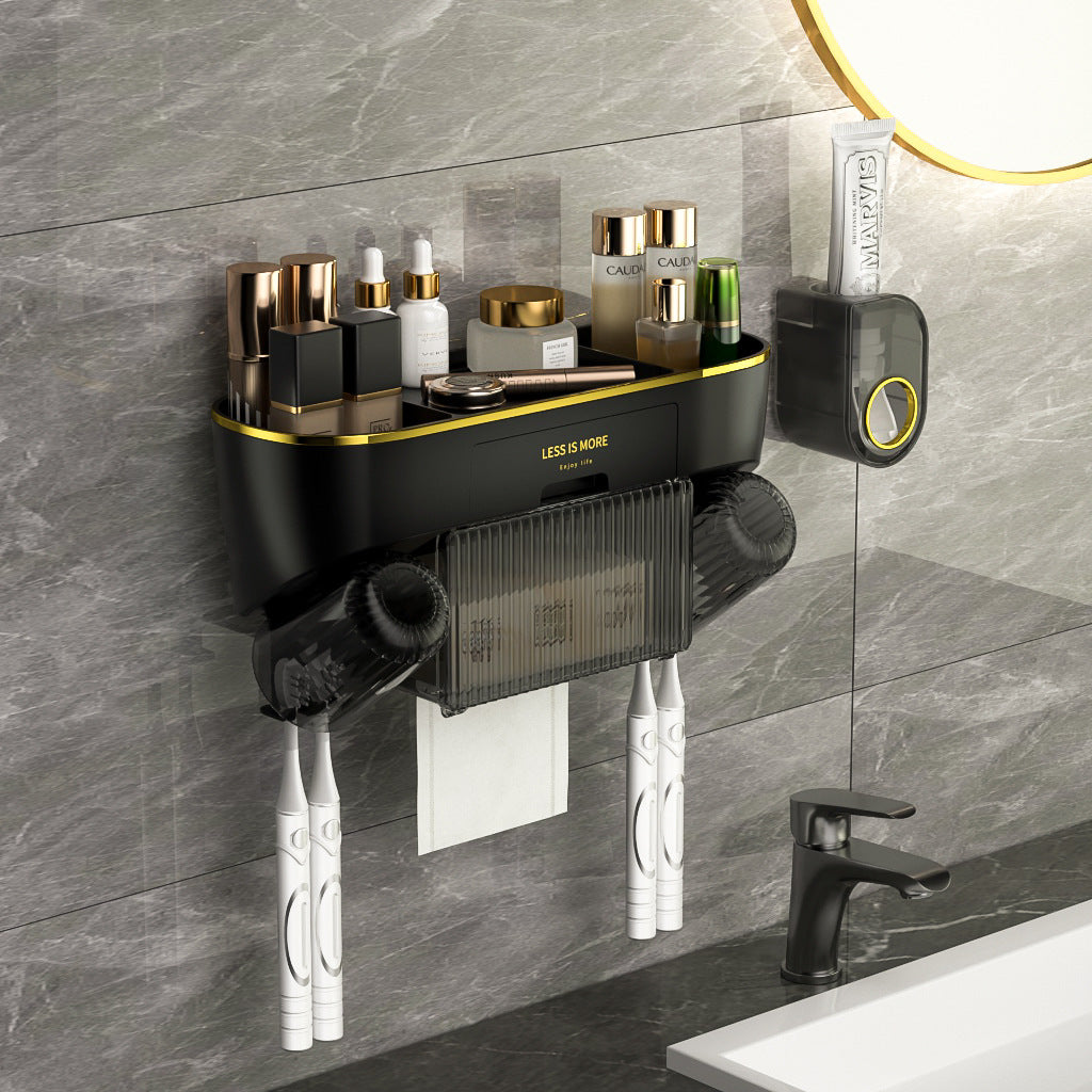 Perforation-Free Electric Toothbrush Holder