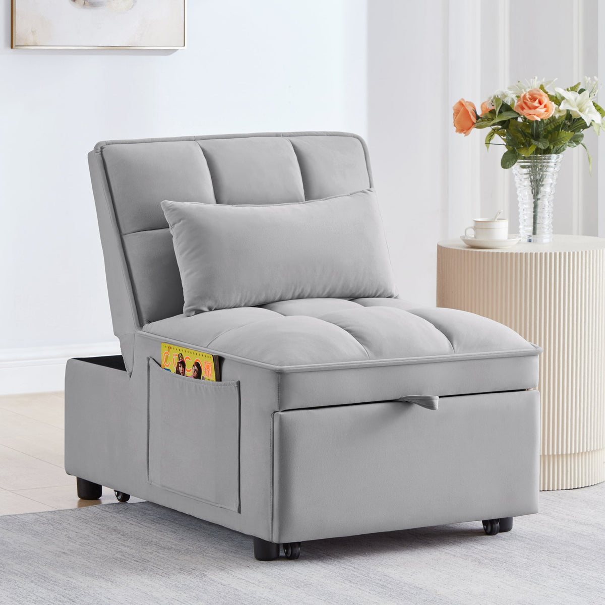 4-in-1 Multi-Function Single Sofa Bed