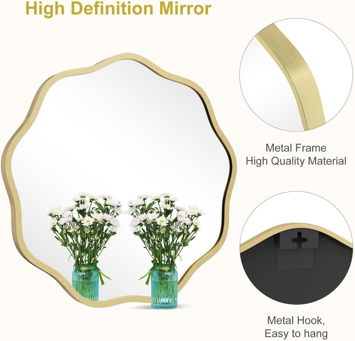 20-Inch Decorative Home Wall Mirror