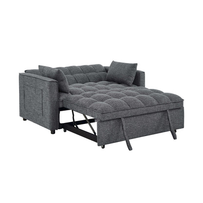 Sienna Tufted Convertible Sleeper Sofa with Chaise
