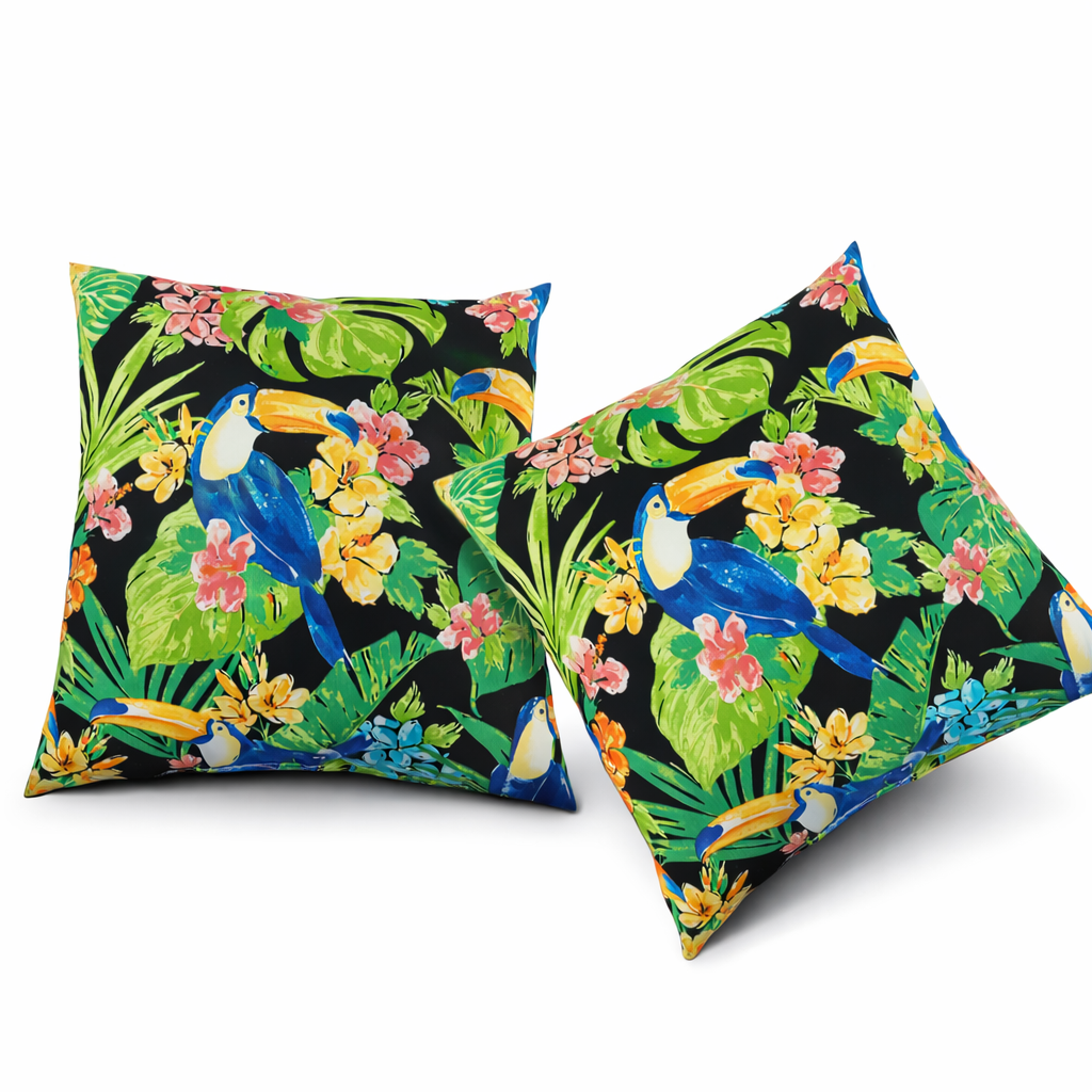 2 Pack Waterproof Outdoor Throw Pillows