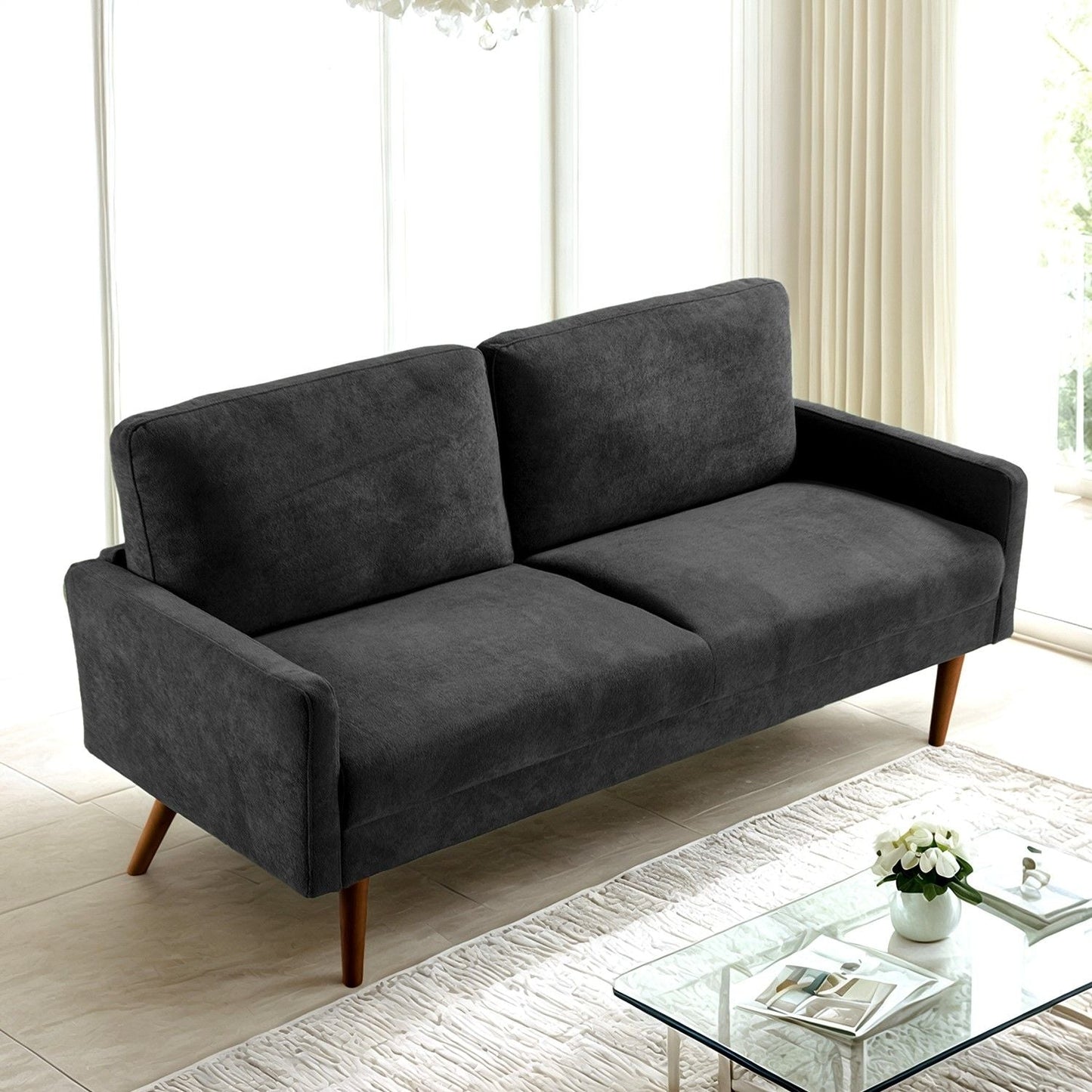 European Style Upholstered 3-Seater Sofa