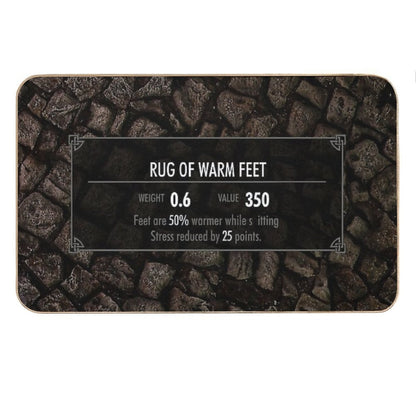 Skyrim Elder Scrolls Bathroom Rug