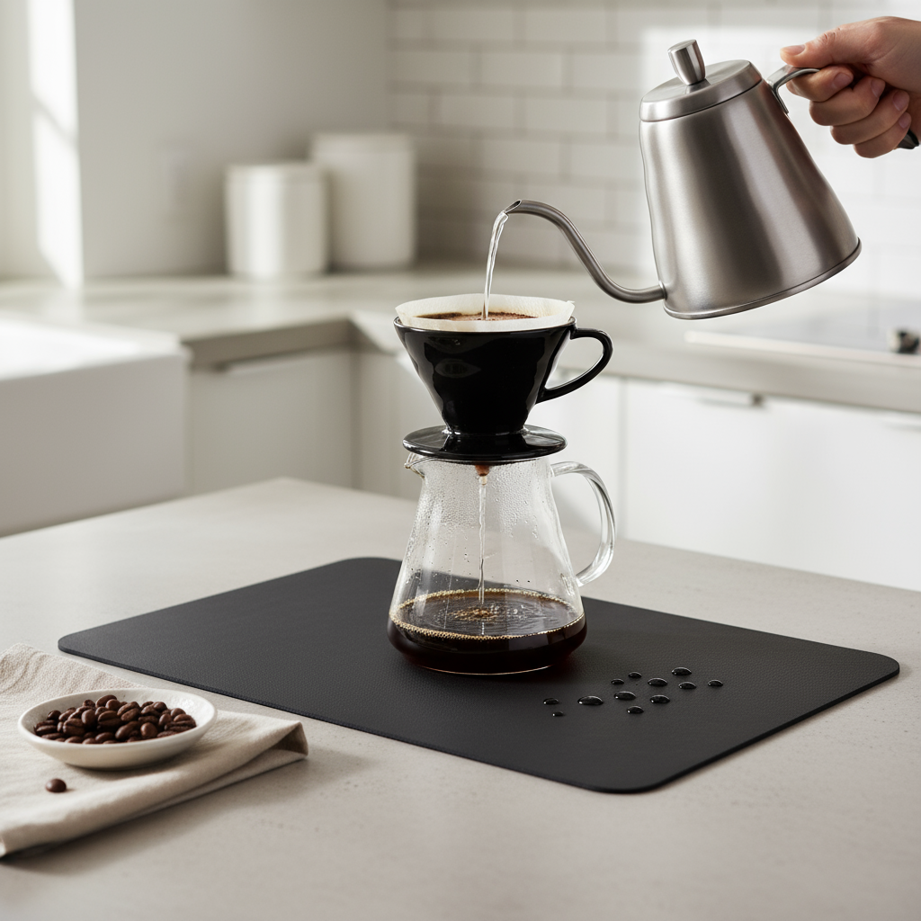 Super Absorbent Non-Slip Coffee Bar Mat
