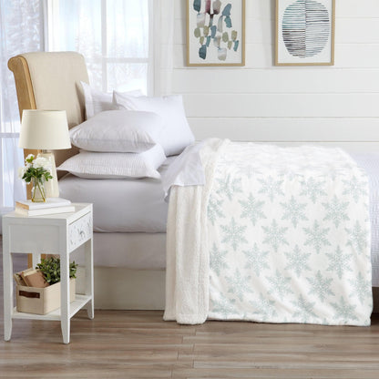 Velvet Plush Sherpa Luxury Bed Blanket