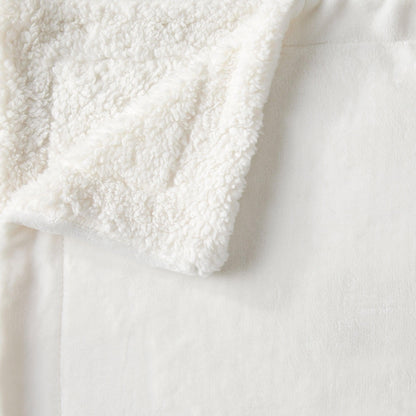 Velvet Plush Sherpa Luxury Bed Blanket