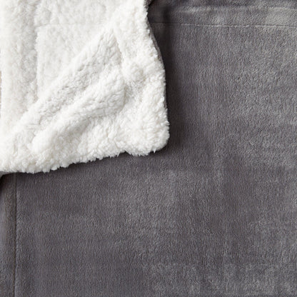 Velvet Plush Sherpa Luxury Bed Blanket