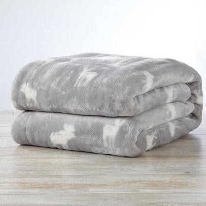 Velvet Plush Sherpa Luxury Bed Blanket