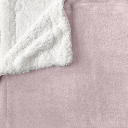 Velvet Plush Sherpa Luxury Bed Blanket