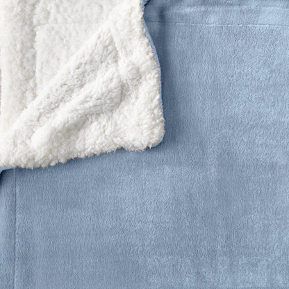 Velvet Plush Sherpa Luxury Bed Blanket
