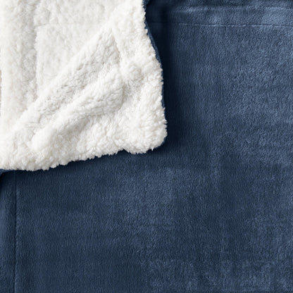 Velvet Plush Sherpa Luxury Bed Blanket