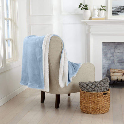 Velvet Plush Sherpa Luxury Bed Blanket