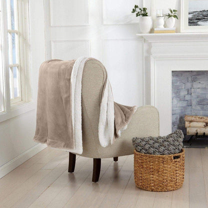 Velvet Plush Sherpa Luxury Bed Blanket