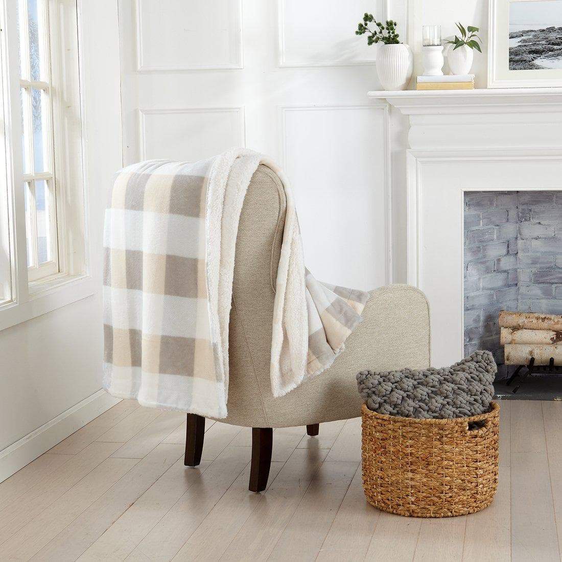 Velvet Plush Sherpa Luxury Bed Blanket