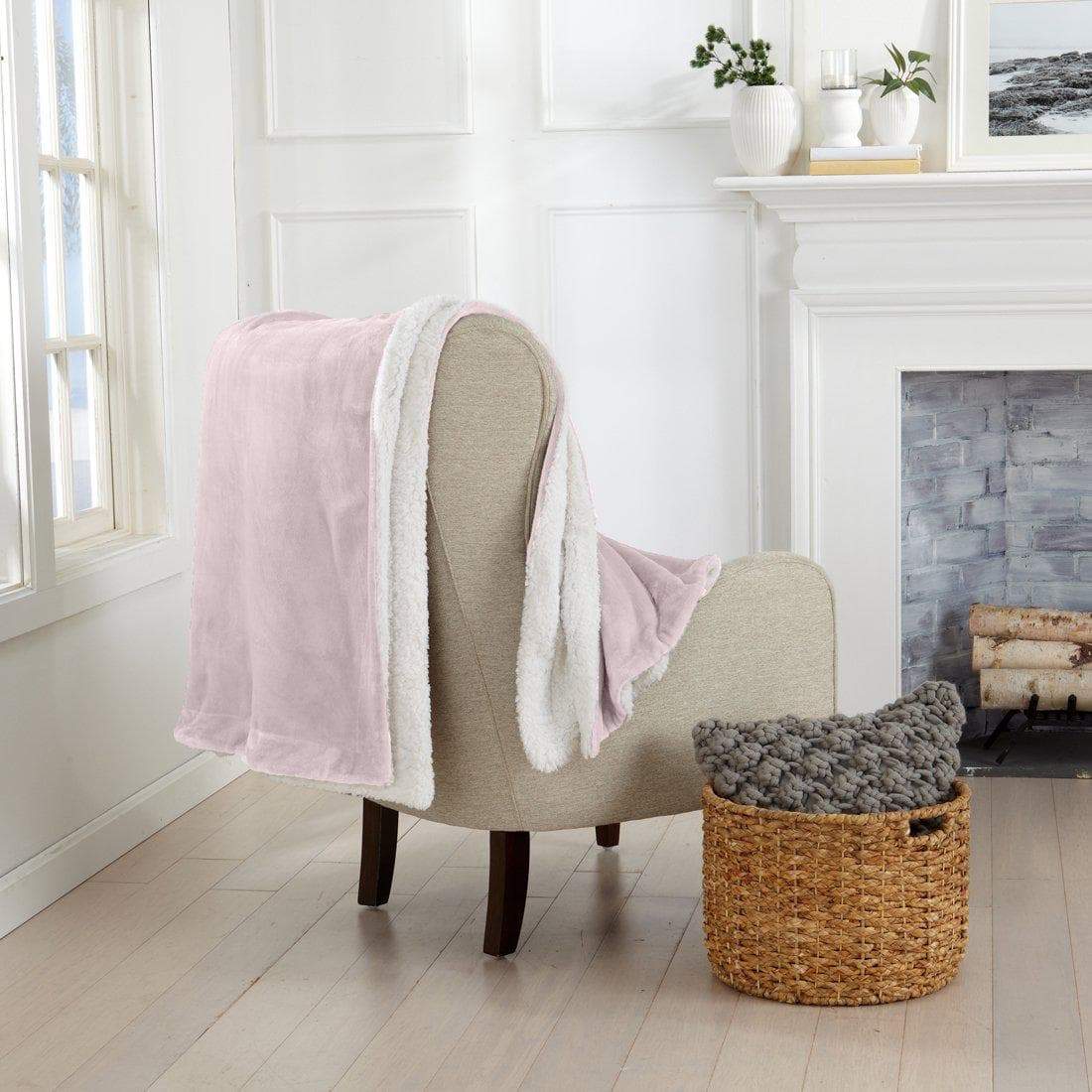 Velvet Plush Sherpa Luxury Bed Blanket