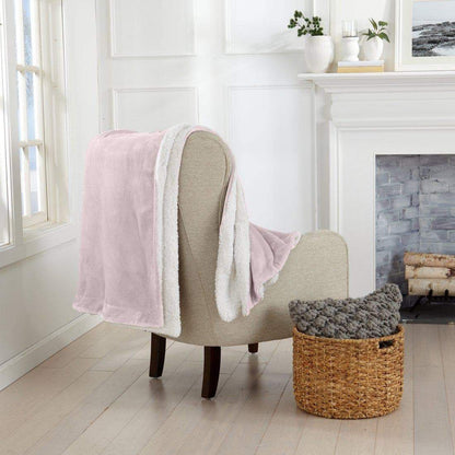 Velvet Plush Sherpa Luxury Bed Blanket