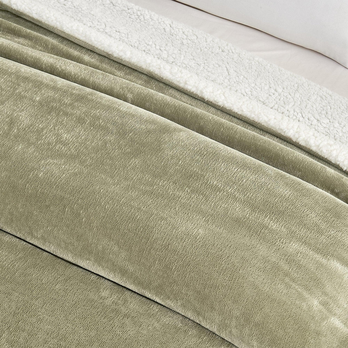 Velvet Plush Sherpa Luxury Bed Blanket