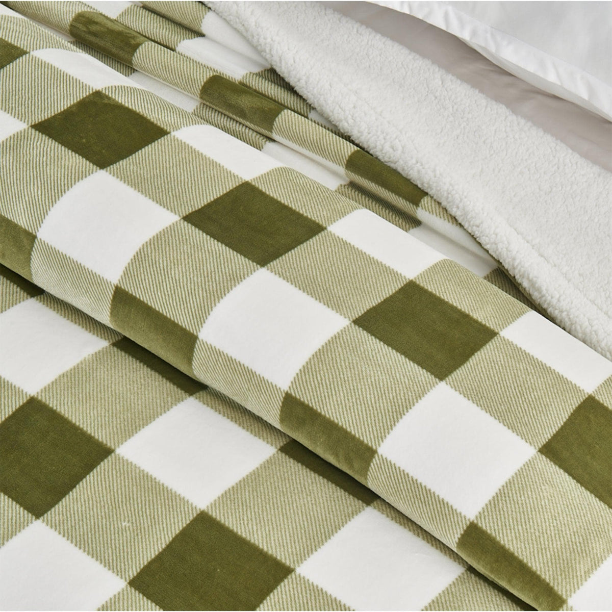 Velvet Plush Sherpa Luxury Bed Blanket