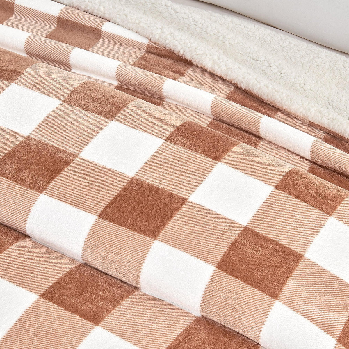 Velvet Plush Sherpa Luxury Bed Blanket
