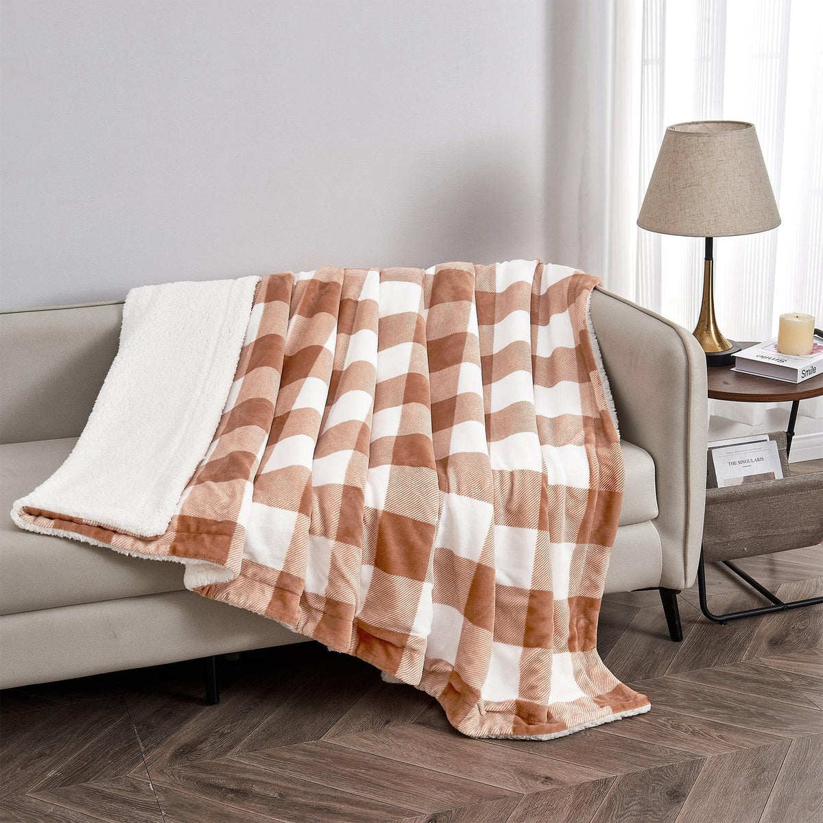 Velvet Plush Sherpa Luxury Bed Blanket