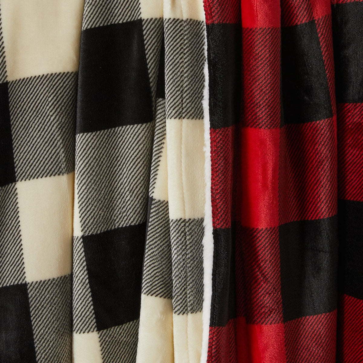 Velvet Plush Sherpa Luxury Bed Blanket