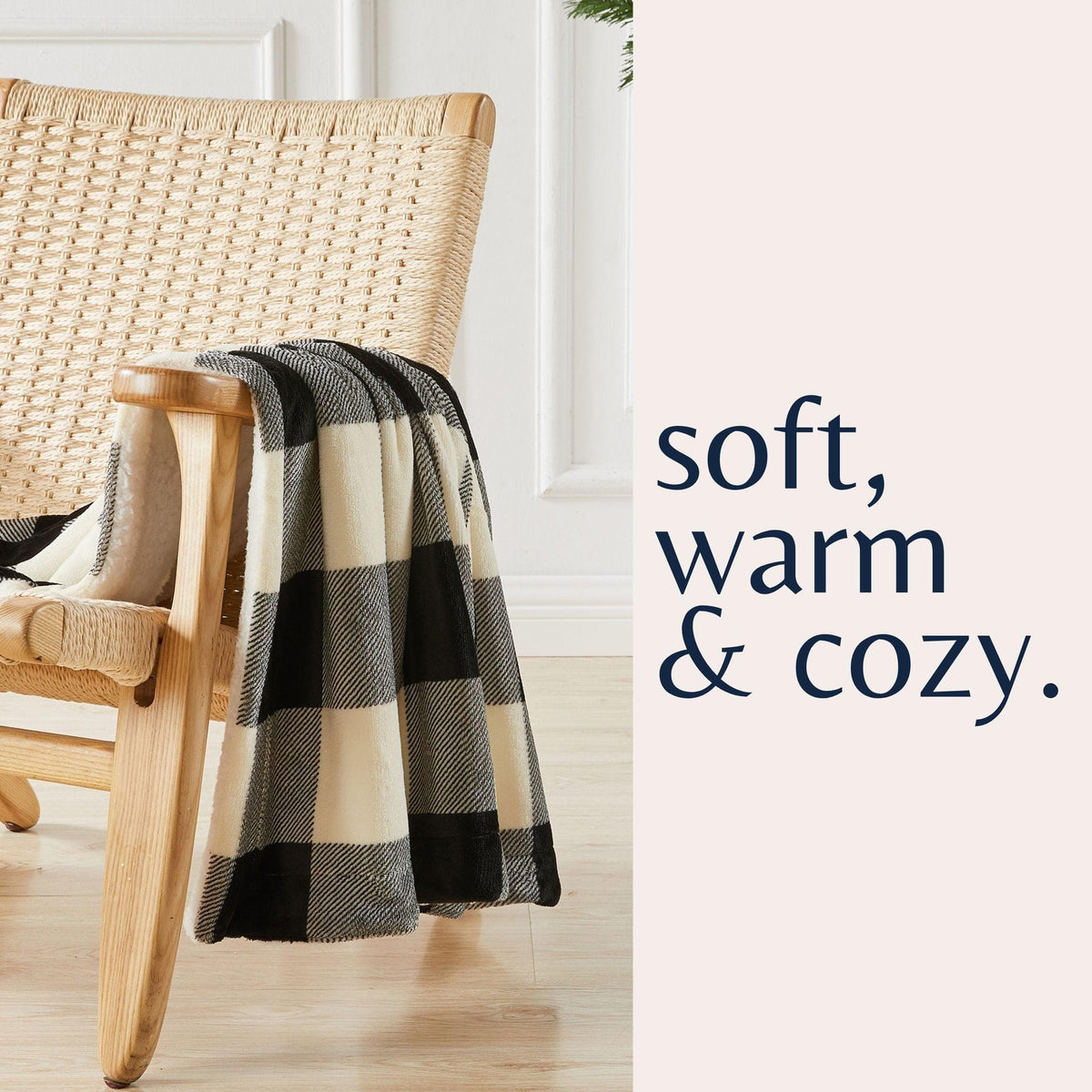 Velvet Plush Sherpa Luxury Bed Blanket