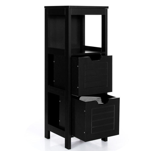 Wooden Floor Cabinet Storage Organizer