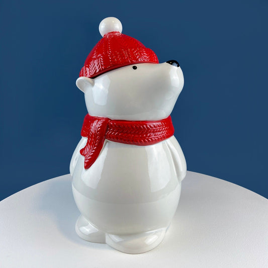 Holiday Animal Polar Bear Kitchen Canister