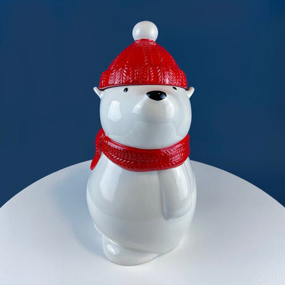 Holiday Animal Polar Bear Kitchen Canister