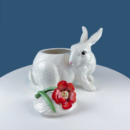 Classic Red Apple Decorative Storage Canister
