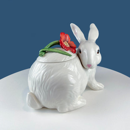 Classic Red Apple Decorative Storage Canister