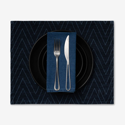Laser Printed Denim Placemats