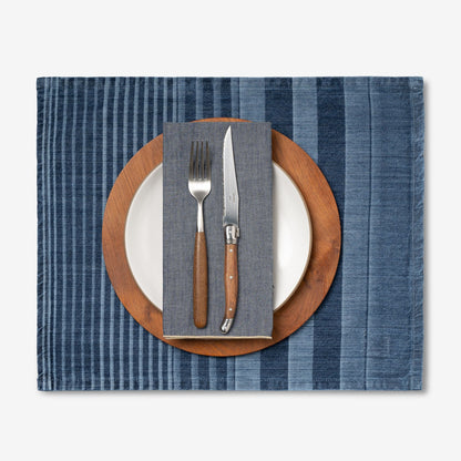 Laser Printed Denim Placemats