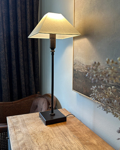 36" Ivory Adjustable Table Lamp