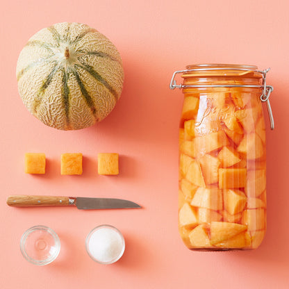 French Glass Canning Jars with Stainless Wire-Bail Clamp Lid