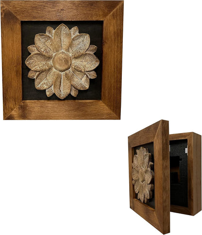 Wild Flower Hidden Wall Storage Cabinet
