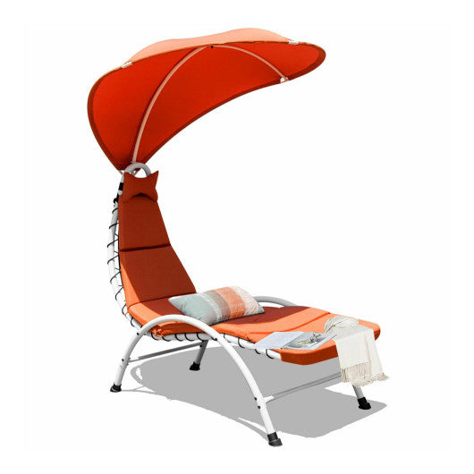 Patio Hanging Swing Hammock Chaise Lounger Chair